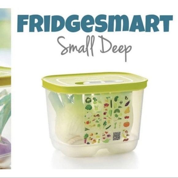 New Tupperware.  Fridge Smart Small Deep Container. - Picture 2 of 3